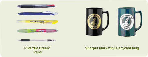 Pilot Be Green Pens and Sharper Marketing Recyclable Mug