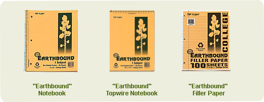 Top Flight Recylable notebooks